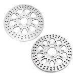 For Harley Davidson Sportster XL883R Roadster 2014-2015 / XL1200V Seventy Two 2014-2016 11.8" Front 10.2" Rear Brake Disc Rotors
