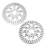 For Harley Davidson Sportster XL883R Roadster 2014-2015 / XL1200V Seventy Two 2014-2016 11.8" Front 10.2" Rear Brake Disc Rotors