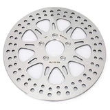 For Harley Davidson Sportster XL1200C Custom / XL1200T Superlow / XL1200X Forty Eight 2014-2023 11.8" Front 10.2" Rear Brake Disc Rotors