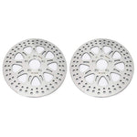 For Harley Davidson Trike FLHXXX Street Glide 2010-2011 / FLRT Freewheeler 2015-2021 2pcs 11.8 Inch Front Brake Disc Rotors