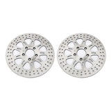 For Harley Davidson Trike FLHTCUTG Glide Ultra Classic 2009-2013 / Tri Glide Ultra 2014-2021 2pcs 11.8" Front Brake Disc Rotors