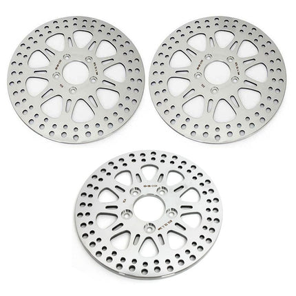 For Harley Davidson Sportster XL883R Roadster 2011-2013 11.5 Front 10.2 Rear Brake Disc Rotors