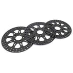 2pcs Black Front+Rear