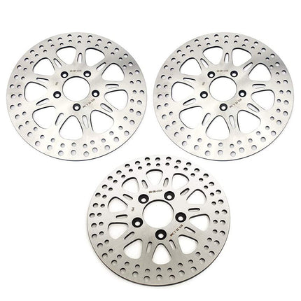 For Harley Davidson Sportster XL883R Roadster 2011-2013 11.5 Front 10.2 Rear Brake Disc Rotors