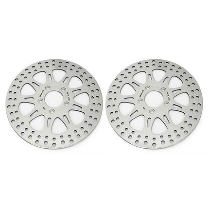 For Harley Davidson Sportster XL883R Roadster 2011-2013 11.5 Front 10.2 Rear Brake Disc Rotors