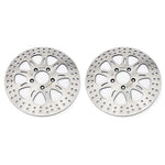 For Harley Davidson Sportster XL883R Roadster 2011-2013 11.5 Front 10.2 Rear Brake Disc Rotors