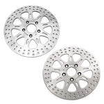 For Harley Davidson Softail Standard / Custom / Springer / Heritage / Night Train 1987-1999 11.5" Front Rear Brake Disc Rotors
