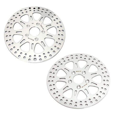 For Harley Davidson Sportster XLH883 XLH1100 XLH1200 XLX1000 1987-1999 11.5 Inch Front Rear Brake Disc Rotors