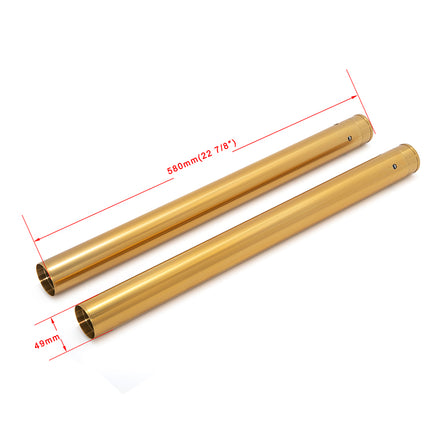 For Harley Davidson Touring Electra Glide / Street Glide / Road Glide / Road King 2017-2024 49mm 22 7/8 Inch Fork Tubes 45500341