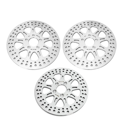 For Harley Davidson Touring FLHR Road King 2008-2016 / FLHRC Road King Classic 2008-2020 11.8 Front Rear Brake Disc Rotors