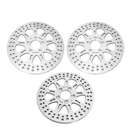For Harley Davidson Touring FLTR Road Glide 2008-2009 / FLTRX Road Glide Custom 2010-2012 11.8 Front Rear Brake Disc Rotors