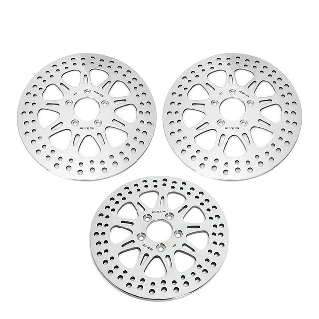 For Harley Davidson Touring FLHX Street Glide 2008-2013 / FLHTK Electra Glide Ultra LTD 2010-2013 11.8 Front Rear Brake Disc Rotors