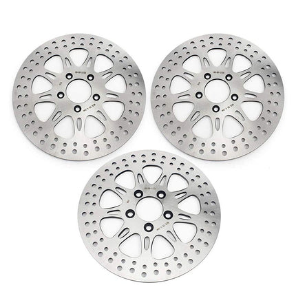 For Harley Davidson Touring FLHR Road King 2008-2016 / FLHRC Road King Classic 2008-2020 11.8 Front Rear Brake Disc Rotors