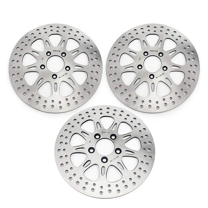For Harley Davidson Touring FLHT Electra Glide 2008-2010 / FLHTC Electra Glide Classic 2008-2012 11.8 Front Rear Brake Disc Rotors