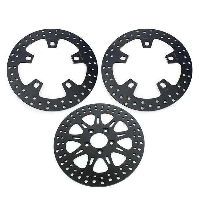 For Harley Touring FLHR Road King / FLHXS Street Glide Special / FLTRX FLTRXS Road Glide (Special) 2015-2023 11.8 Front Rear Brake Disc Rotors