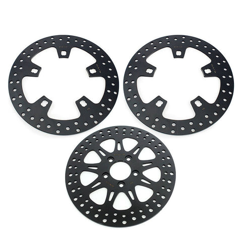 For Harley Touring FLHR Road King / FLHXS Street Glide Special / FLTRX FLTRXS Road Glide (Special) 2015-2023 11.8" Front Rear Brake Disc Rotors