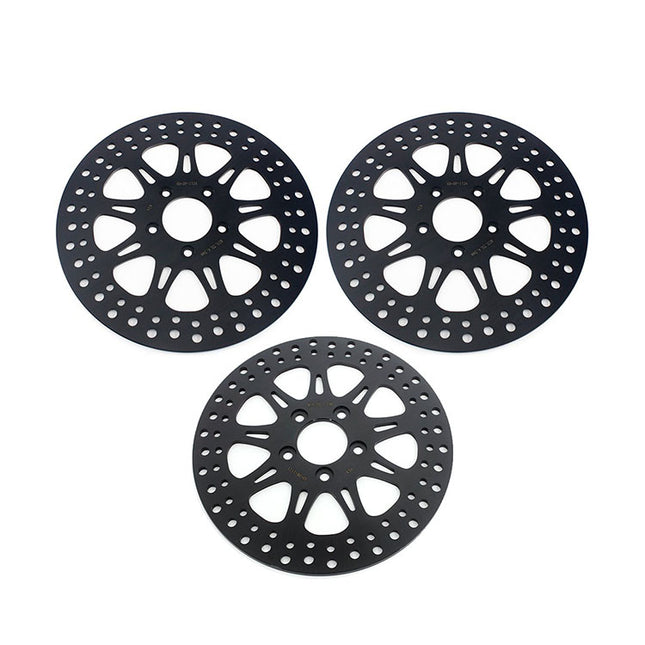 For Harley Davidson Touring FLHR Road King 2008-2016 / FLHRC Road King Classic 2008-2020 11.8 Front Rear Brake Disc Rotors