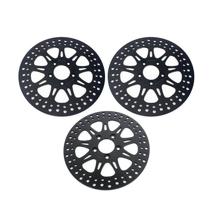 For Harley Davidson Touring FLTR Road Glide 2008-2009 / FLTRX Road Glide Custom 2010-2012 11.8 Front Rear Brake Disc Rotors