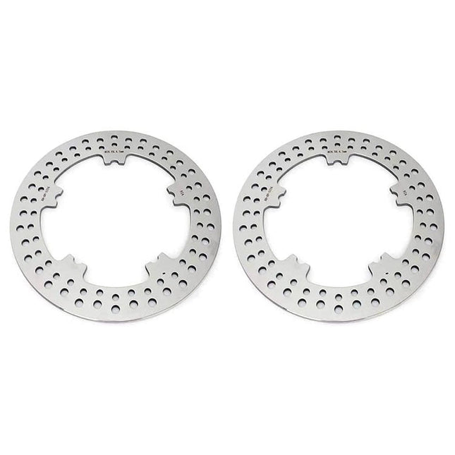 For Harley Davidson V-Rod VRSCF Muscle 2009-2017 2pcs 11.8 Inch Front Brake Disc Rotors