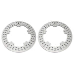 For Harley Davidson VRSCD Night Rod 2006-2008 / VRSCDX Night Rod Special 2007-2017 / VRSCR Street Rod 2006-2007 11.8" Front Rear Brake Disc Rotors
