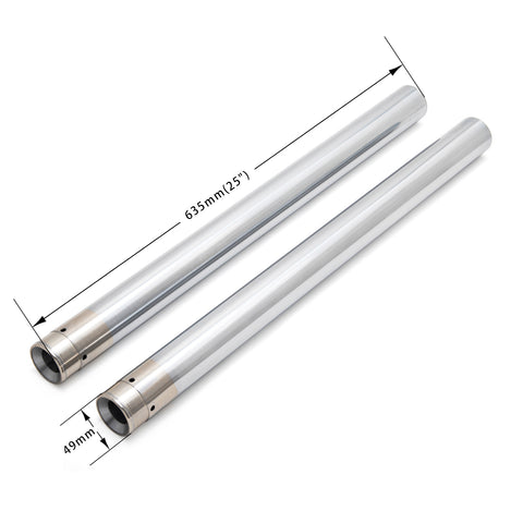 For Harley Davidson VRSCAW V-Rod 2007-2010 / VRSCD Night-Rod 2007-2011 49mm 25 Inch Front Fork Tubes 46504-07