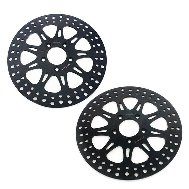 For Harley Davidson Sportster XL883C Custom 2000-2010 / XL883 Standard 2004-2008 11.5 Inch Front Rear Brake Disc Rotors