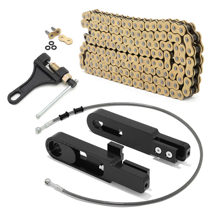 For Honda CBR600RR 2005-2024 6-9 Inch Swingarm Extensions Brake Line Chain Remover Kit