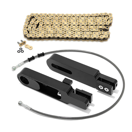 For Honda CBR650R 2019-2024 6-9 Inch Swingarm Extensions Brake Line Chain Remover Kit