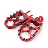 For Kawasaki KLX400R 2003-2004 / Suzuki RM125 RM250 1991-2002 / RMX250 1989-1996 Foot Pegs Footpegs Footrest Pedals