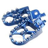 For Kawasaki KX250F 2006-2024 / KX450F 2007-2024 / KX250 KX450 KX450X 2019-2024Foot Pegs Footpegs Footrest Pedals