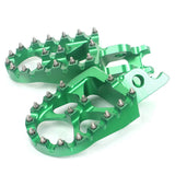 For Kawasaki KX250F 2006-2024 / KX450F 2007-2024 / KX250 KX450 KX450X 2019-2024 Foot Pegs Footpegs Footrest Pedals