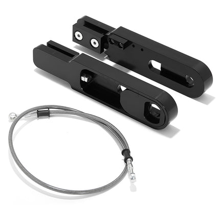 For Kawasaki ZX10R 2011-2024 6-9 Inch Swingarm Extensions Brake Line Chain Remover Kit