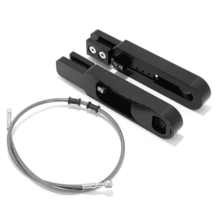 For Kawasaki ZX14R / ZZR1400 2012-2024 6-9 Inch Swingarm Extensions Brake Line Chain Remover Kit