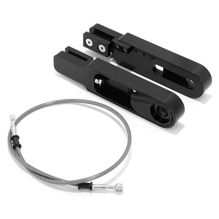 For Kawasaki ZX6R 2009-2024 6-9 Inch Swingarm Extensions Brake Line Chain Remover Kit