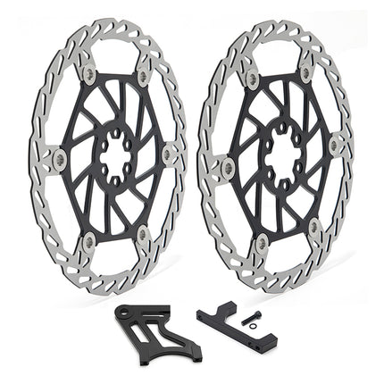 For Sur-Ron Light Bee X / Segway X160 X260 / 79Bike Falcon M / E Ride Pro-SS Oversize Front Rear Brake Disc Rotors & Adapters