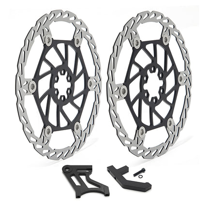 For Sur-Ron Light Bee X / Segway X160 X260 / 79Bike Falcon M / E Ride Pro-SS Oversize Front Rear Brake Disc Rotors & Adapters