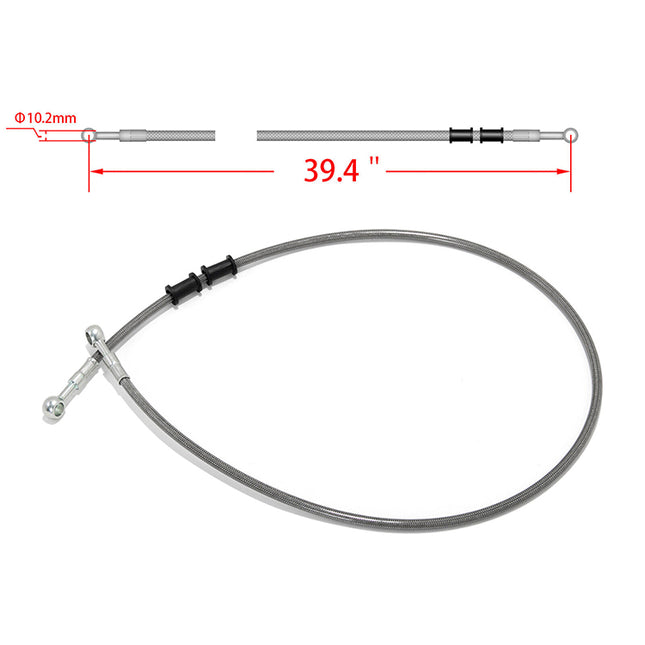 For Suzuki GSXR600 / GSXR750 2006-2009 6-9" Extended Swingarm Extensions Brake Line Chain Remover Kit