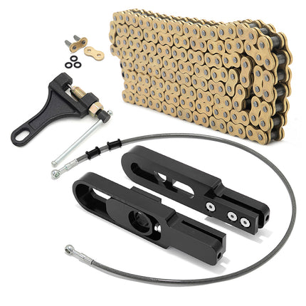 For Yamaha R1 1998-2003 4.5-9 Inch Swingarm Extensions Brake Line Chain Remover Kit