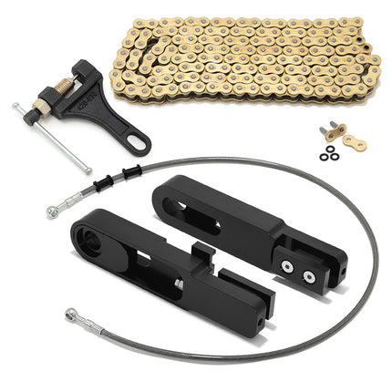 For Yamaha R1 2007-2014 6-9 Inch Swingarm Extensions Brake Line Chain Remover Kit