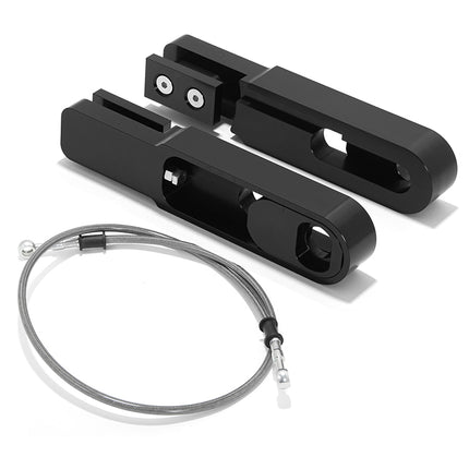 For Yamaha R1 / R1S 2015-2024 6-9 Inch Swingarm Extensions Brake Line Chain Remover Kit