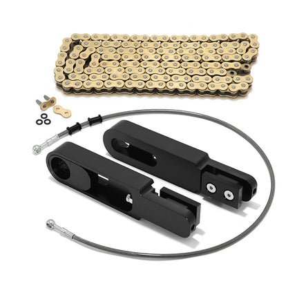 For Yamaha R6 2006-2013 6-9 Inch Swingarm Extensions Brake Line Chain Remover Kit
