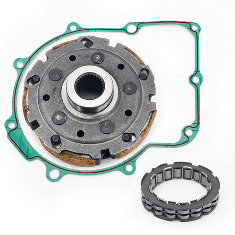 For Yamaha Rhino 660 YXR660F 2004-2007 / Grizzly 660 YFM660F 2002-2008 Clutch Pad Shoe Bearing Gasket Wet Clutch Kit