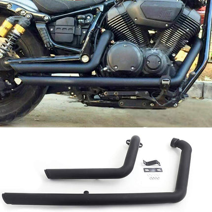 For Yamaha Star Bolt XV950 XVS950 2010-2013 / 2016-2024 Exhaust Pipes With Silencer