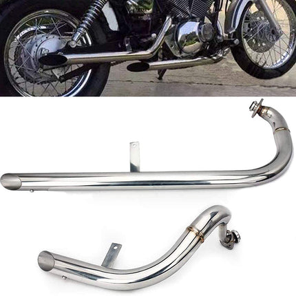 For Yamaha Virago / V Star 250 XV250 1988-2023 Full Exhaust System Muffler Pipes Silencer