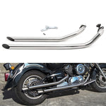 For Yamaha XVS1100 V Star 1100 / DragStar 1100 Classic Custom Silverado Exhaust Pipes