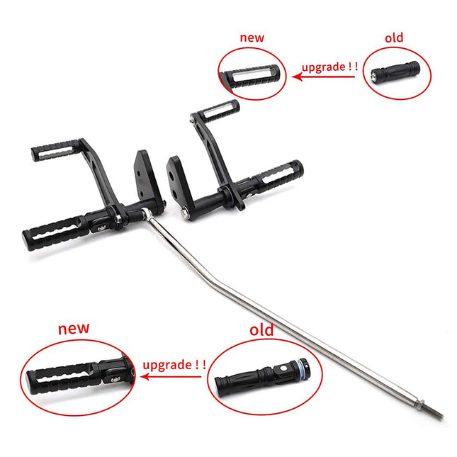 Forward Controls for Harley Davidson Dyna Street Bob 2006-2017 / Low Rider / Super Glide 2000-2017
