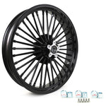 Front Rear Dual Disc Fat Spoke Wheels for Harley Softail Cross Bones / Sport Glide / FXDR 2008-and up