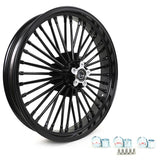 Front Rear Dual Disc Fat Spoke Wheels for Harley Softail Fat Boy / Springer Classic / Deluxe / Heritage 2000-2020