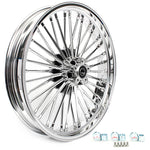 Front Rear Dual Disc Fat Spoke Wheels for Harley Touring Electra Glide / Road King / Road Glide / Street Glide 1984-2008