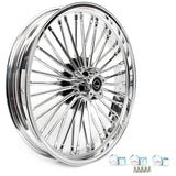 Front Rear Dual Disc Fat Spoke Wheels for Harley Dyna Super Glide / Low Rider / Wide Glide / Switchback 2000-and up